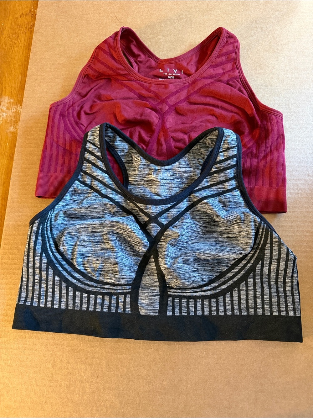 Livi by Lane Bryant Racerback Sports Bras - (2-Pack) size 26/28